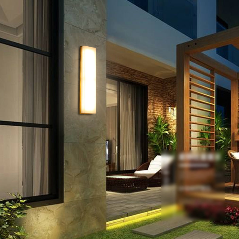 Linearer Schatten Metall Wandleuchte modern