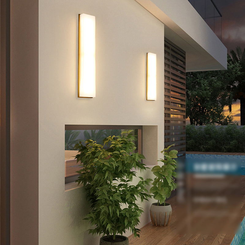 Linearer Schatten Metall Wandleuchte modern