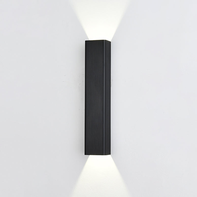 Square Shade Metal Murce Galce Modern Style 2 LICTES ÉCLAIRAGE MURD