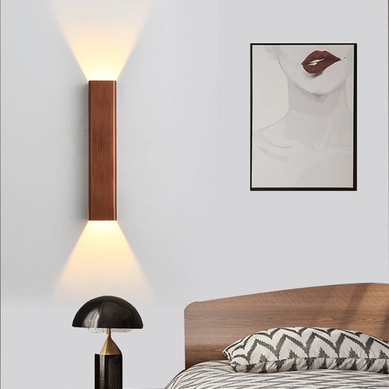 Square Shade Metal Murce Galce Modern Style 2 LICTES ÉCLAIRAGE MURD