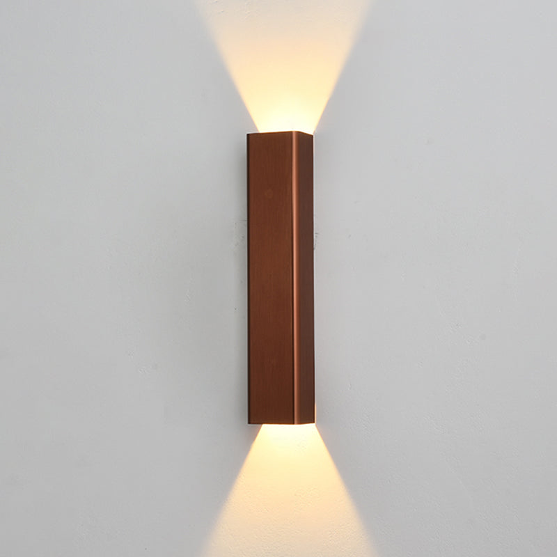 Square Shade Metal Murce Galce Modern Style 2 LICTES ÉCLAIRAGE MURD