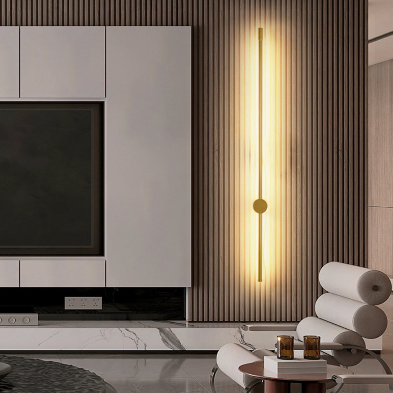 Lineare Schatten Metallwandbeleuchtung moderner Stil 1-Licht-Wandmontage Leuchte Leuchte