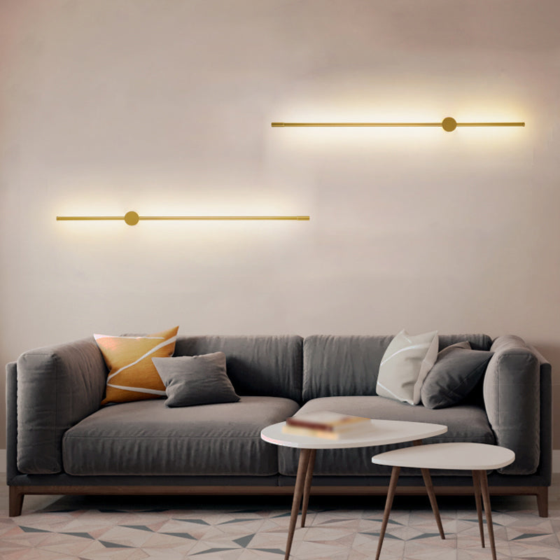 Lineare Schatten Metallwandbeleuchtung moderner Stil 1-Licht-Wandmontage Leuchte Leuchte