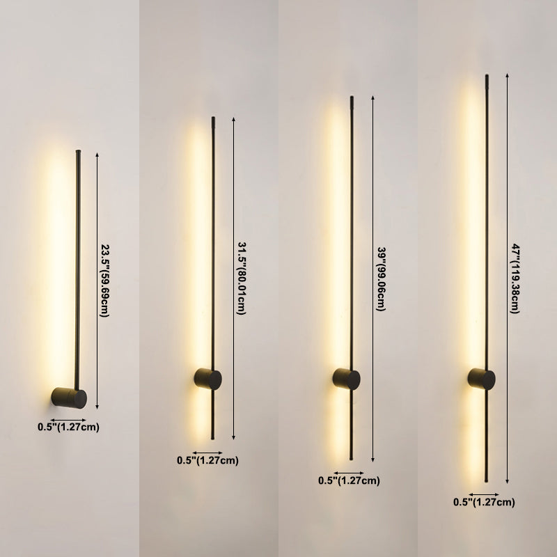 Lineare Schatten Metallwandbeleuchtung moderner Stil 1-Licht-Wandmontage Leuchte Leuchte