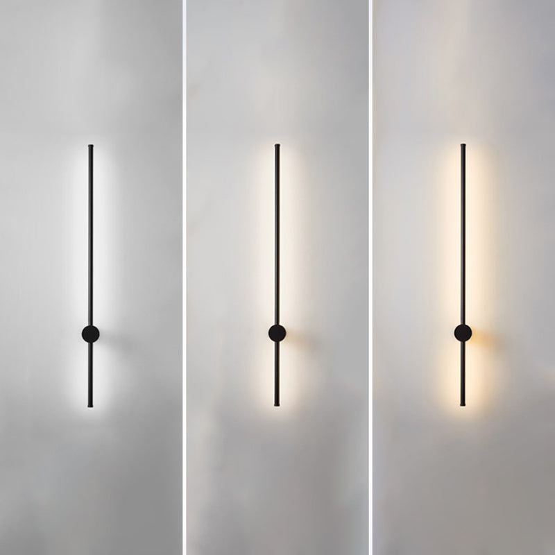 Lineare Schatten Metallwandbeleuchtung moderner Stil 1-Licht-Wandmontage Leuchte Leuchte