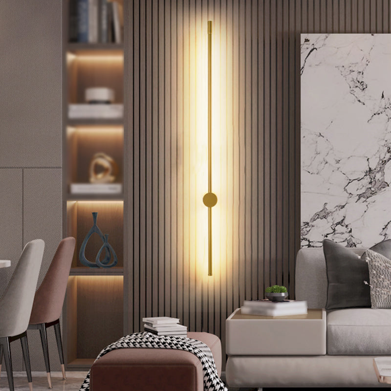 Lineare Schatten Metallwandbeleuchtung moderner Stil 1-Licht-Wandmontage Leuchte Leuchte