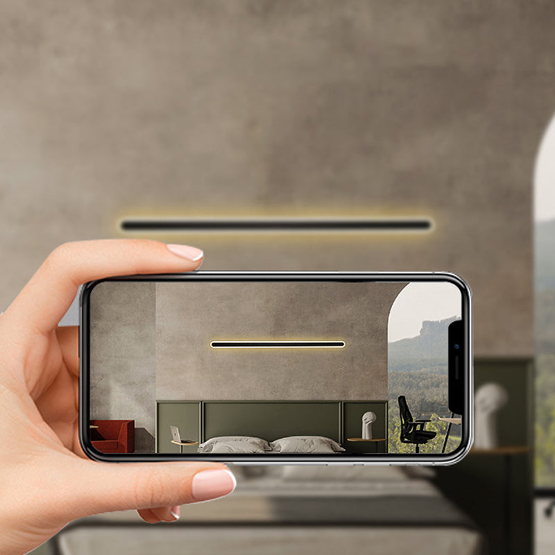 Lineare Schatten Metallwandbeleuchtung modern