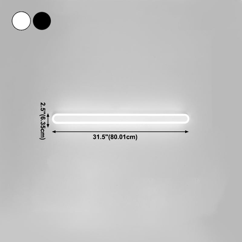 Lineare Schatten Metallwandbeleuchtung modern