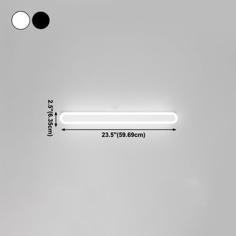 Lineare Schatten Metallwandbeleuchtung modern