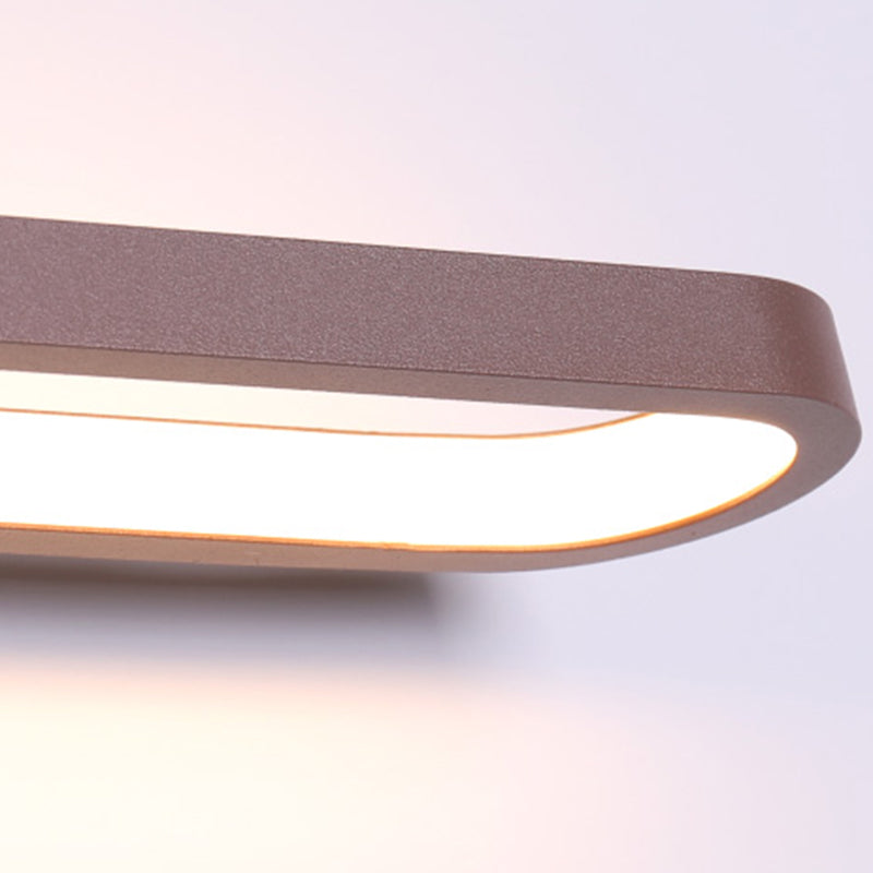 1-Light Linear Wall Sconce Modern Style Metal Wall Lighting for Bathroom