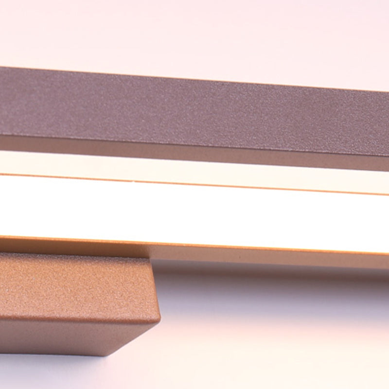 1-Light Linear Wall Sconce Modern Style Metal Wall Lighting for Bathroom