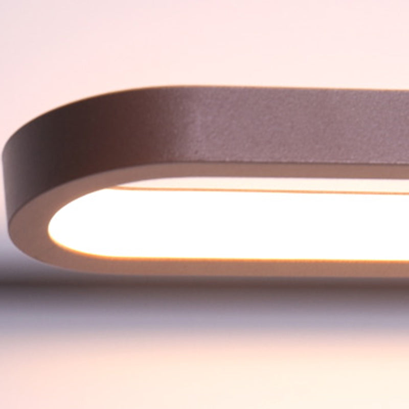 1-Light Linear Wall Sconce Modern Style Metal Wall Lighting for Bathroom