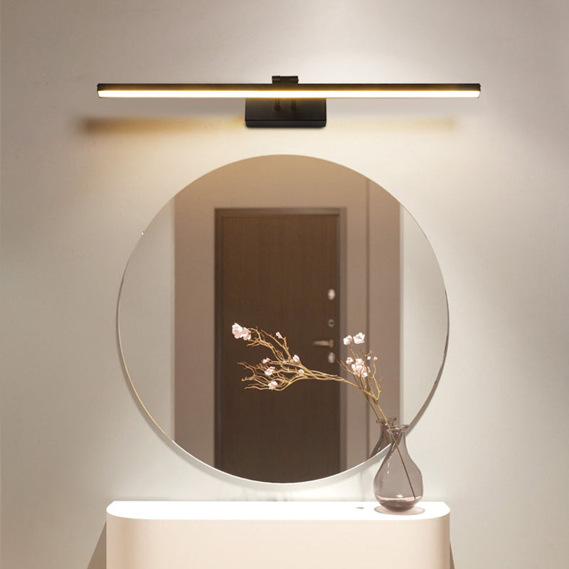 Metalen lineaire ijdelheid muur sconce moderne stijl 1 licht ijdelheid spiegellichten