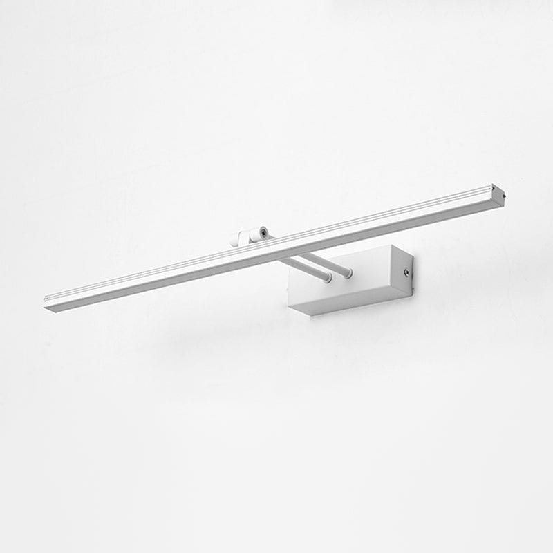 Metalen lineaire ijdelheid muur sconce moderne stijl 1 licht ijdelheid spiegellichten