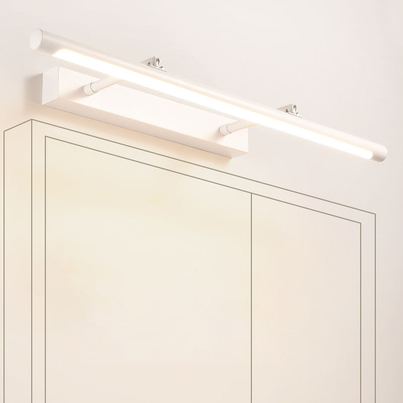 Metal lineare murale vanità leggero stile moderno 1 luci specchio da vanità leggero