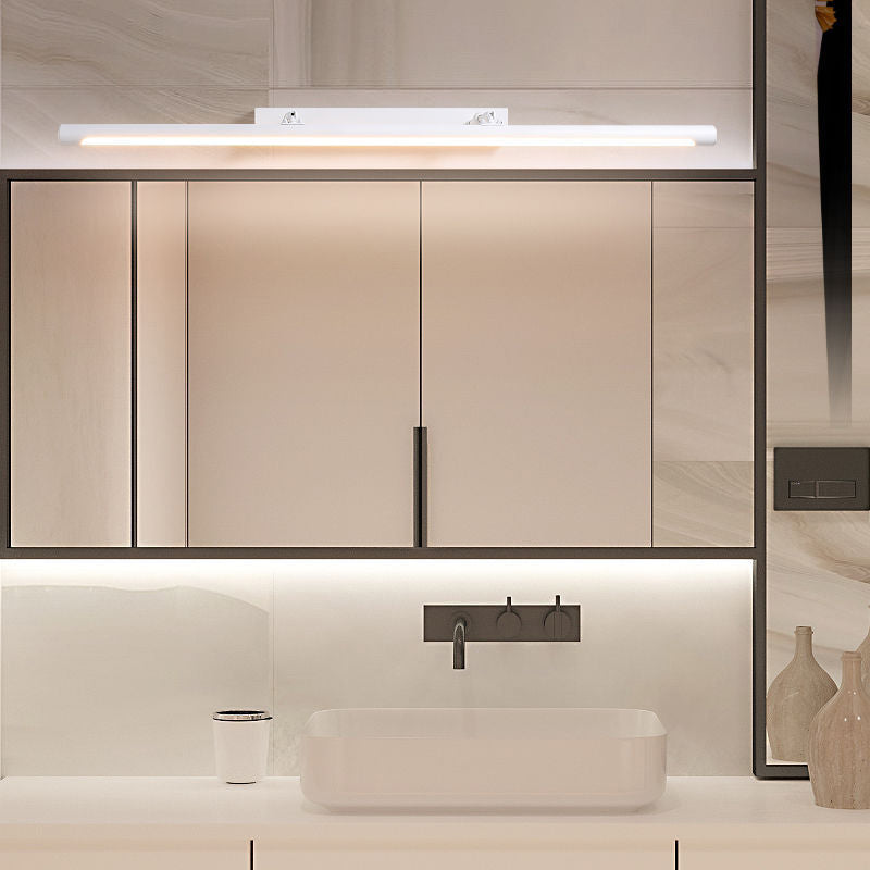 Metal lineare murale vanità leggero stile moderno 1 luci specchio da vanità leggero