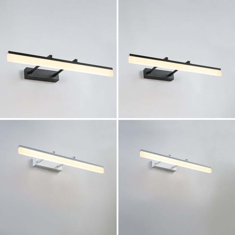 Metal Thin Wall Vanity Light Modern Style 1 Light Vanity Lighting Ideas