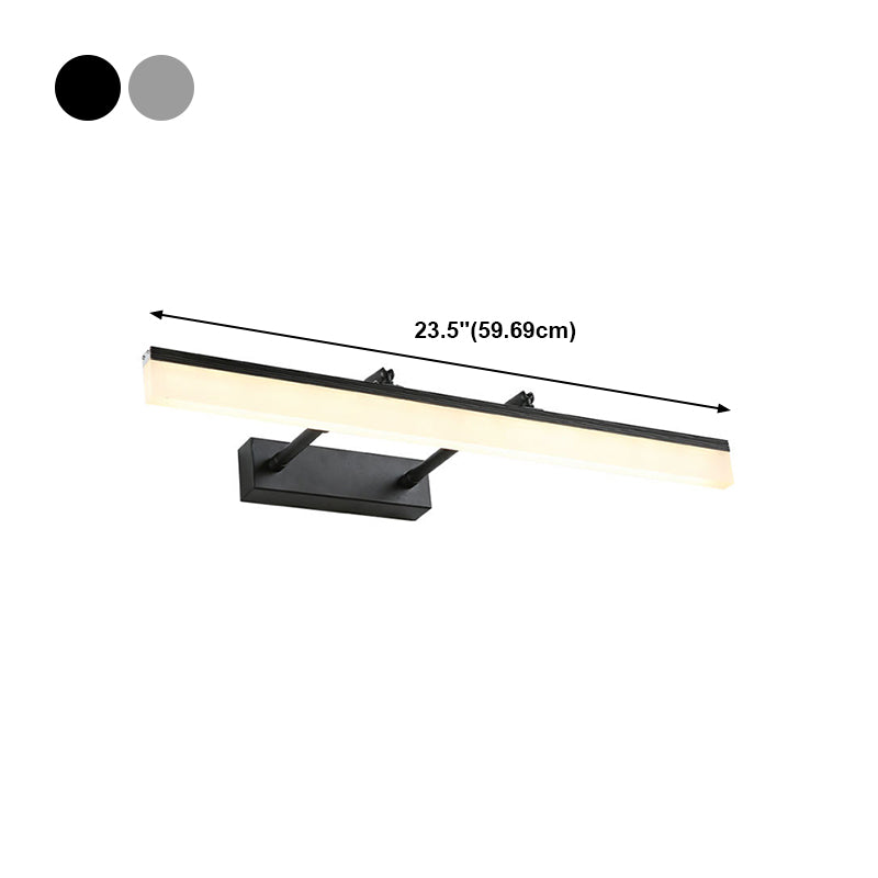 Metal Thin Wall Vanity Light Modern Style 1 Light Vanity Lighting Ideas