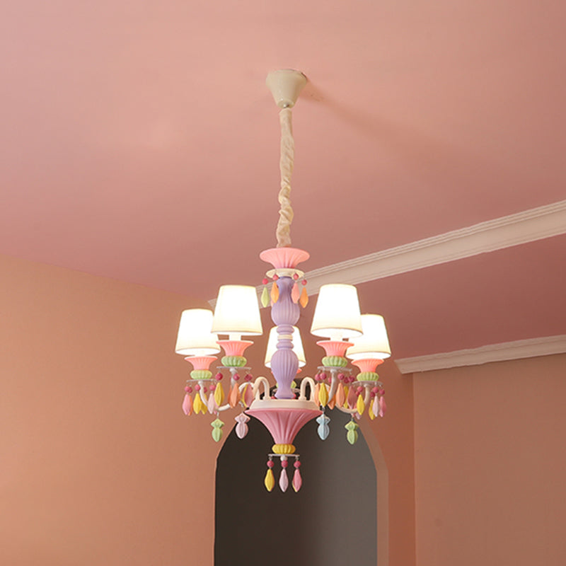 Modern Sputnik Ceiling Pendant Light Crystal Hanging Pendant Light for Children's Room