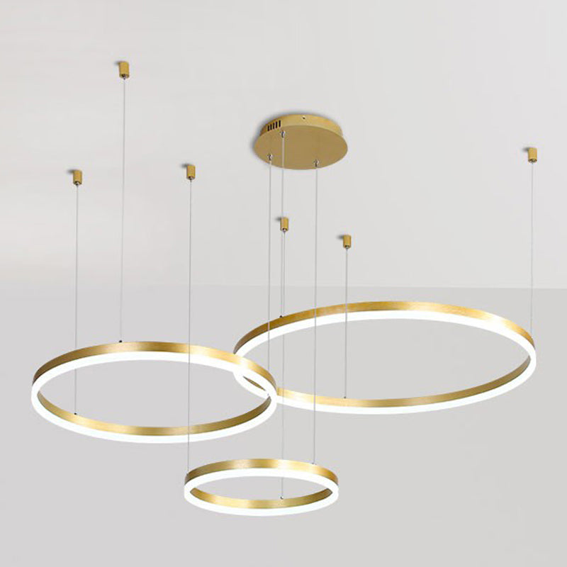 Modern Wrought Iron Hanging Ceiling Lights Tiered Pendant Chandelier for Living Room