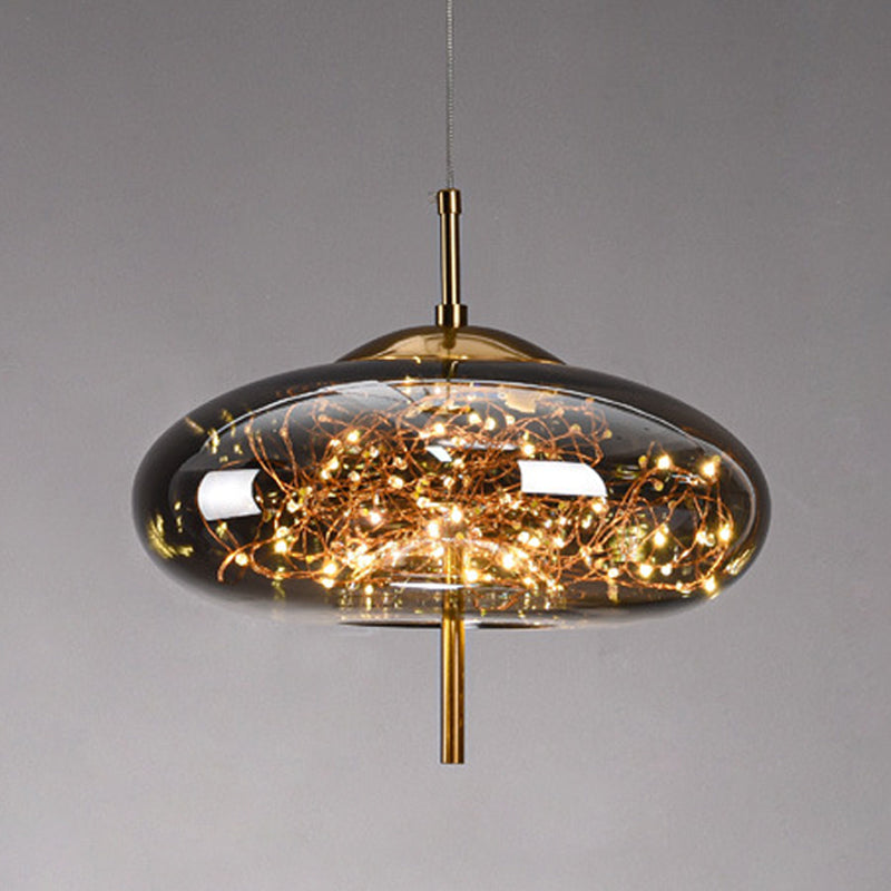 1 éclairage de suspension géométrique légère