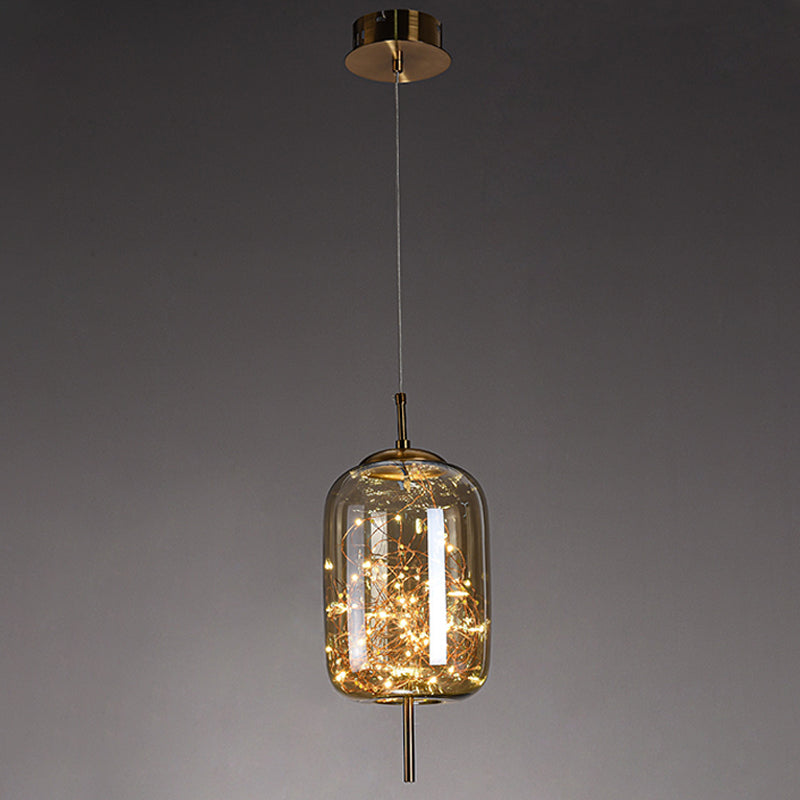 1 éclairage de suspension géométrique légère