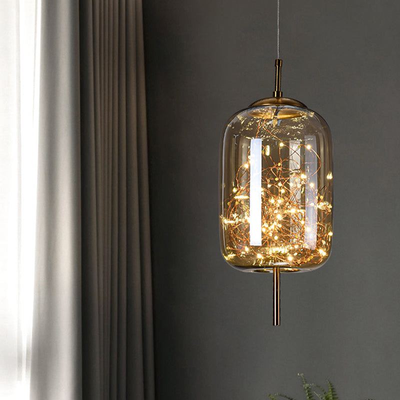 1 éclairage de suspension géométrique légère