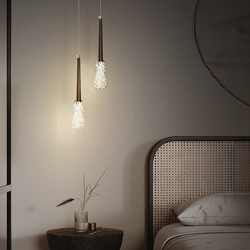 Modern Style Hanging Light Household Crystal Pendent Lighting Fixture for Living Room