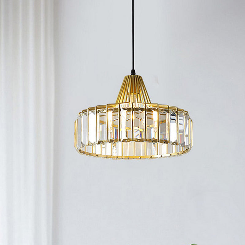 Modern Style Hanging Light Crystal Pendent Lighting Fixture for Sitting Room