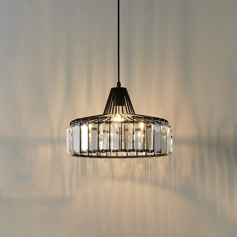 Modern Style Hanging Light Crystal Pendent Lighting Fixture for Sitting Room