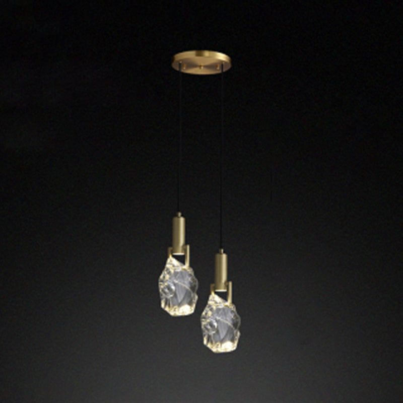Modern Style Hanging Light Crystal Pendent Lighting Fixture for Living Room