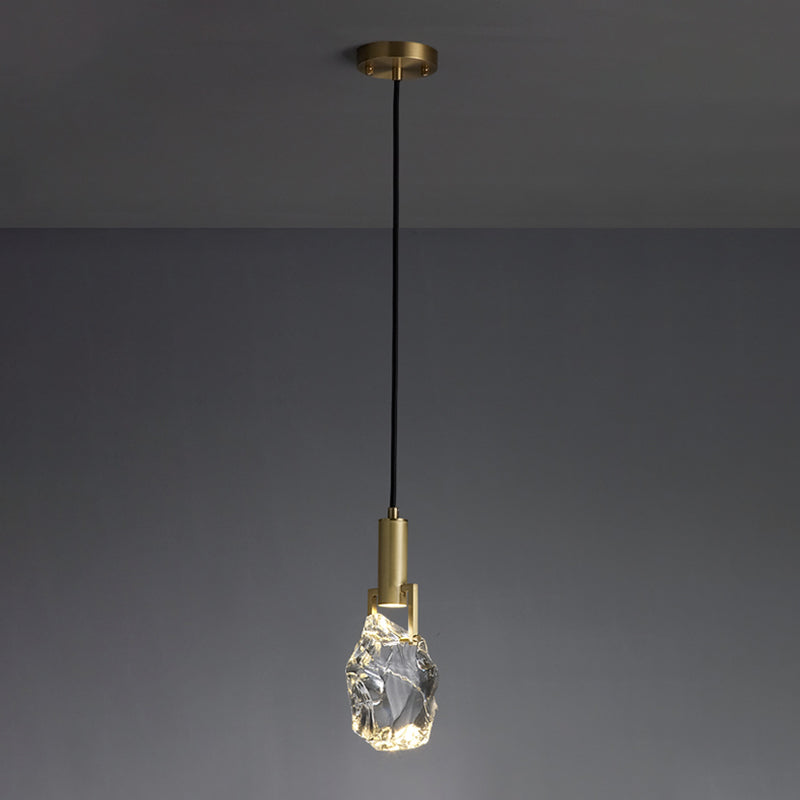 Modern Style Hanging Light Crystal Pendent Lighting Fixture for Living Room