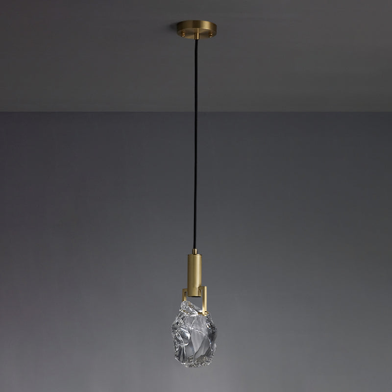Modern Style Hanging Light Crystal Pendent Lighting Fixture for Living Room