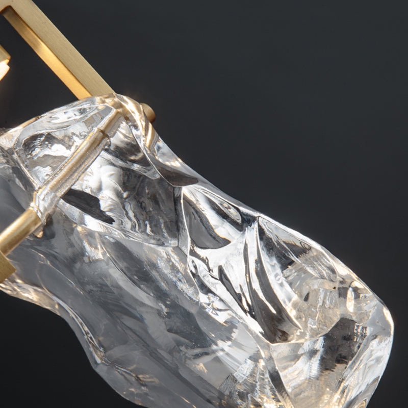 Modern Style Hanging Light Crystal Pendent Lighting Fixture for Living Room