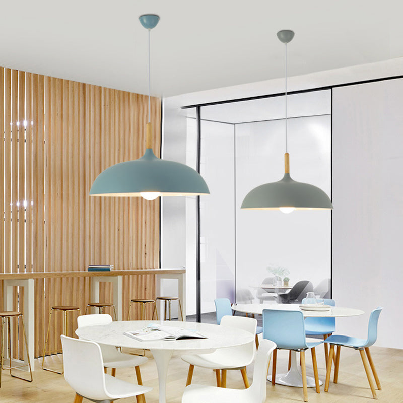 Nordic Hanging Light Colorful Metal Pendent Lighting Fixture for Sitting Room