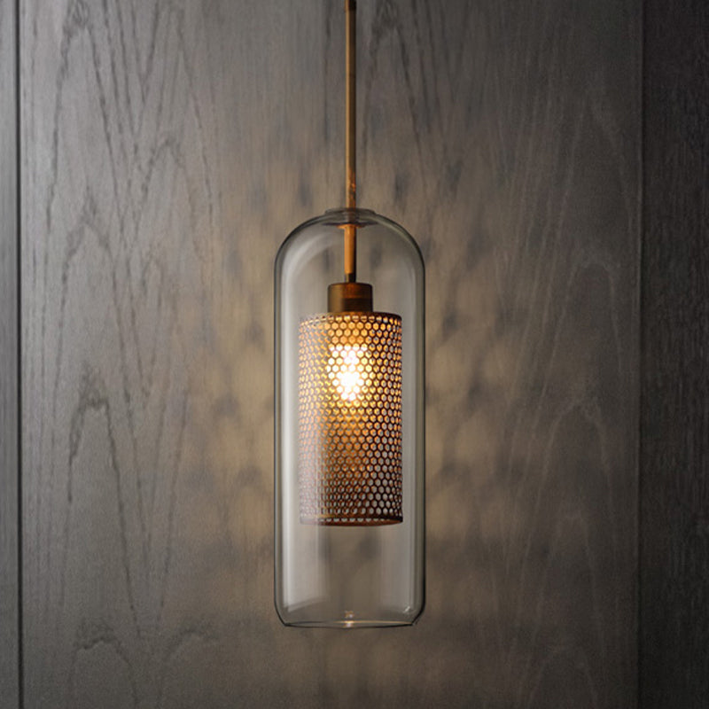 Verre pendante suspendue