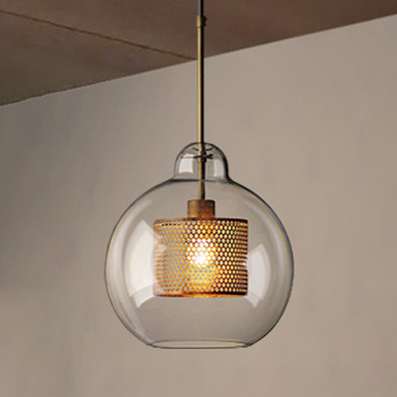 Verre pendante suspendue