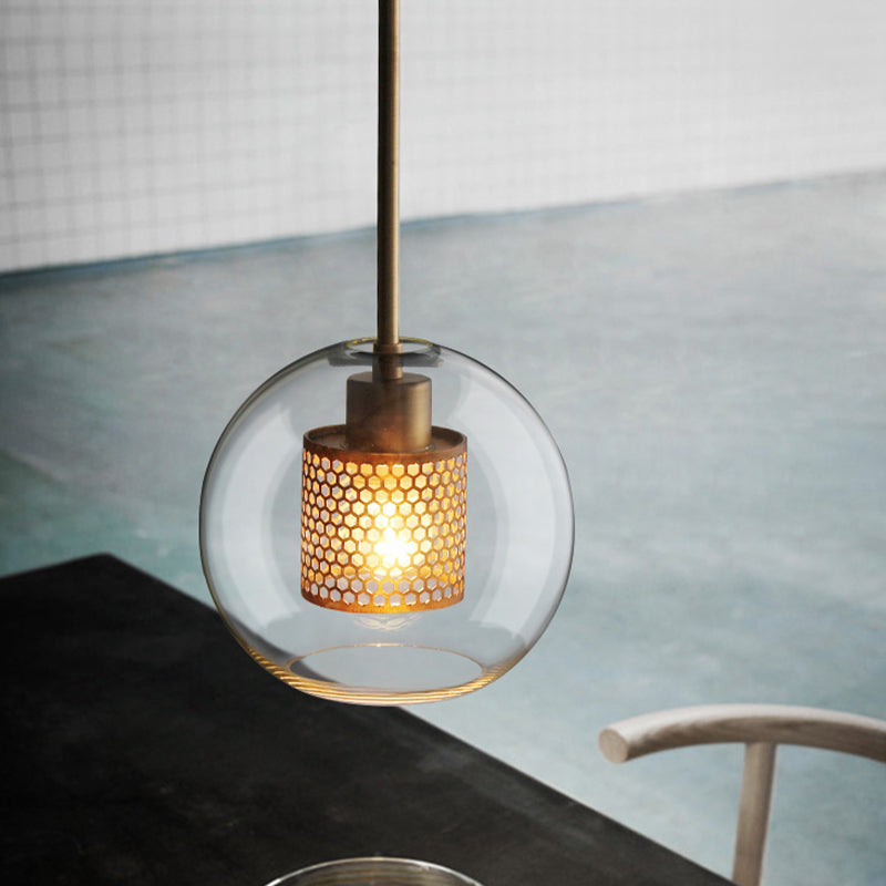 Verre pendante suspendue