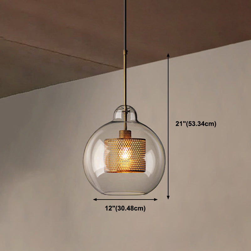 Verre pendante suspendue