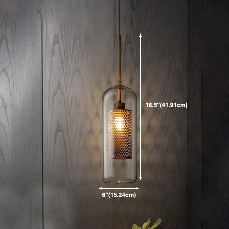 Verre pendante suspendue