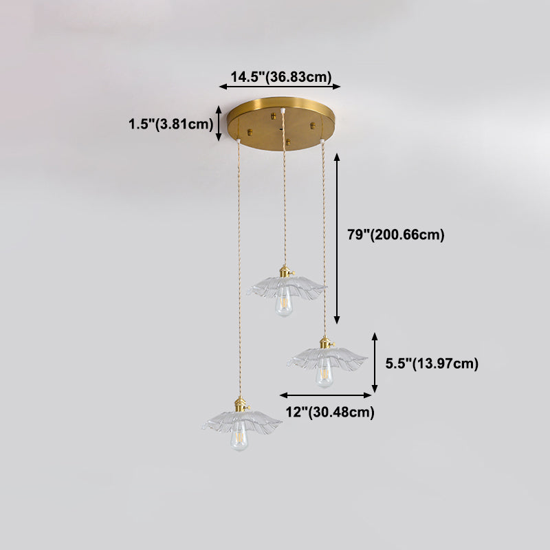 Dining Room Ceiling Pendant Light Modern Style Glass Pendant Lighting