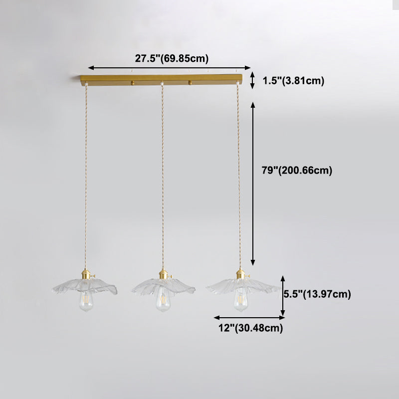 Dining Room Ceiling Pendant Light Modern Style Glass Pendant Lighting