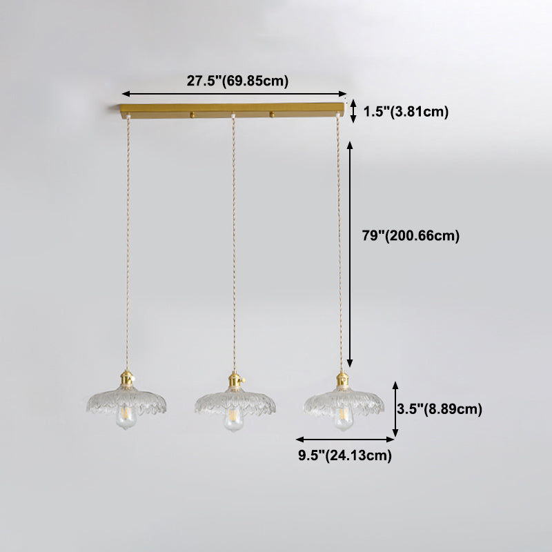 Dining Room Ceiling Pendant Light Modern Style Glass Pendant Lighting