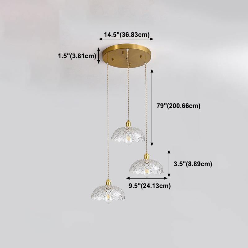 Dining Room Ceiling Pendant Light Modern Style Glass Pendant Lighting