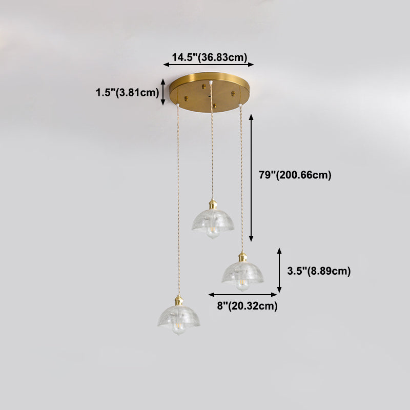 Dining Room Ceiling Pendant Light Modern Style Glass Pendant Lighting