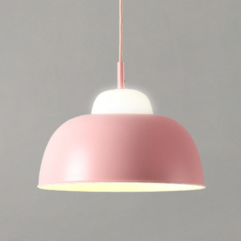 Metallschüssel -Form hängende hängende Licht minimalistische Suspension Anhänger Licht