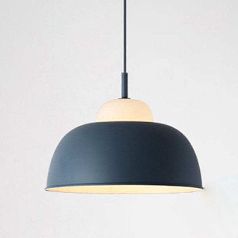 Metallschüssel -Form hängende hängende Licht minimalistische Suspension Anhänger Licht