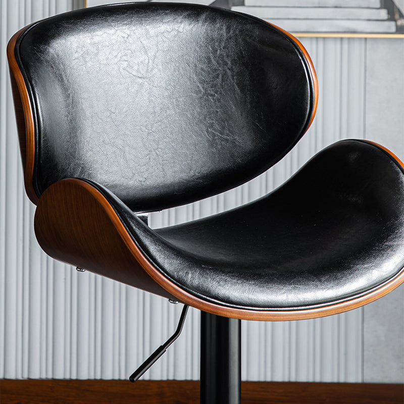 Barhocker aus Metall im modernen Stil mit drehbarem und höhenverstellbarem Bistro-Barhocker 32 Zoll