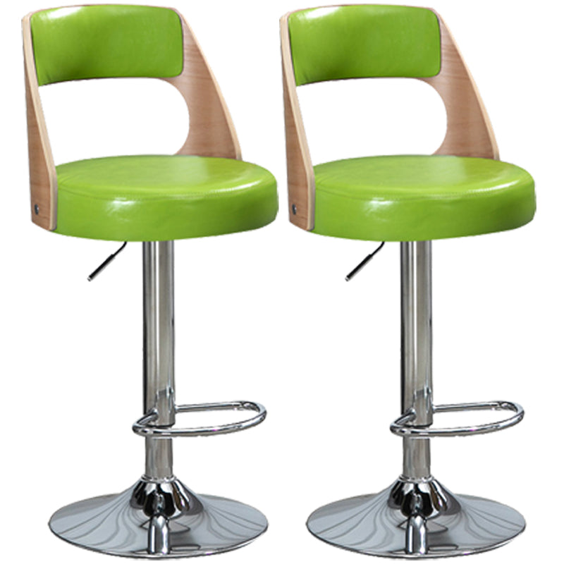 Barhocker im industriellen Stil, Metallbeine, runder Sitz, verstellbarer Hocker für Thekenbar