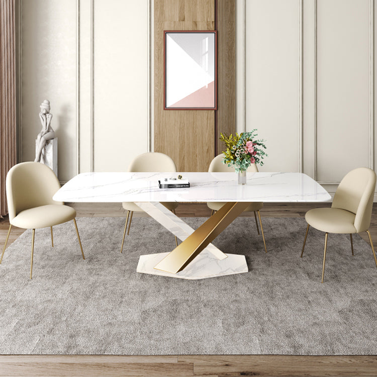 Glam 1/2/5/6/7 Pieces Table and Chair Set Sintered Stone Dining Table Set